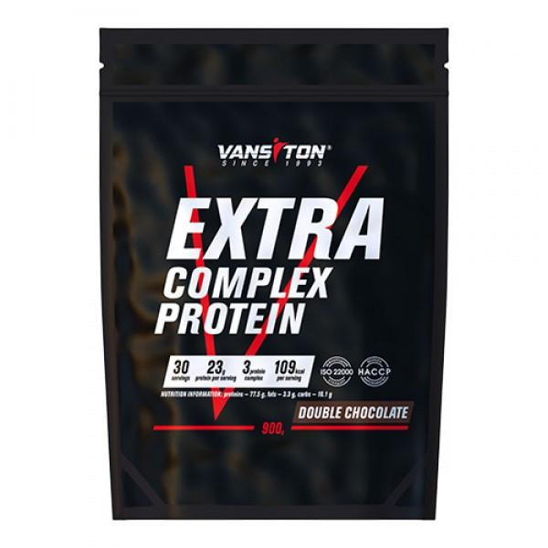 Ванситон Extra Complex Protein /Экстра/ 900 g /30 servings/ Double Chocolate - зображення 1