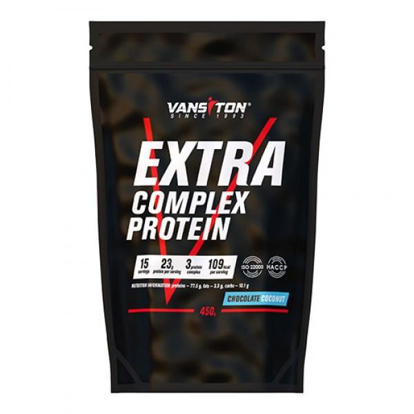 Ванситон Extra Complex Protein /Экстра/ 450 g /15 servings/ Chocolate Coconut - зображення 1