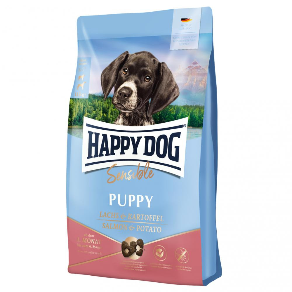 Happy Dog Sensible Puppy Lachs & Kartoffel 10 кг (4001967152067) - зображення 1