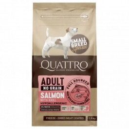   Quattro Adult Salmon and krill Small Breed 1,5 кг (4770107253772)