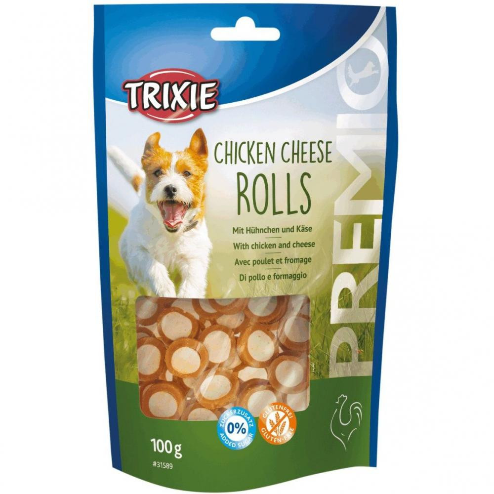 Trixie Premio Chicken Cheese Rolls 100 г (31589) - зображення 1