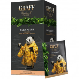   Graff Чай пуер  Gold Puer з ароматом мандарина 30 г (20 шт. х 1.5 г) (4820279610634)