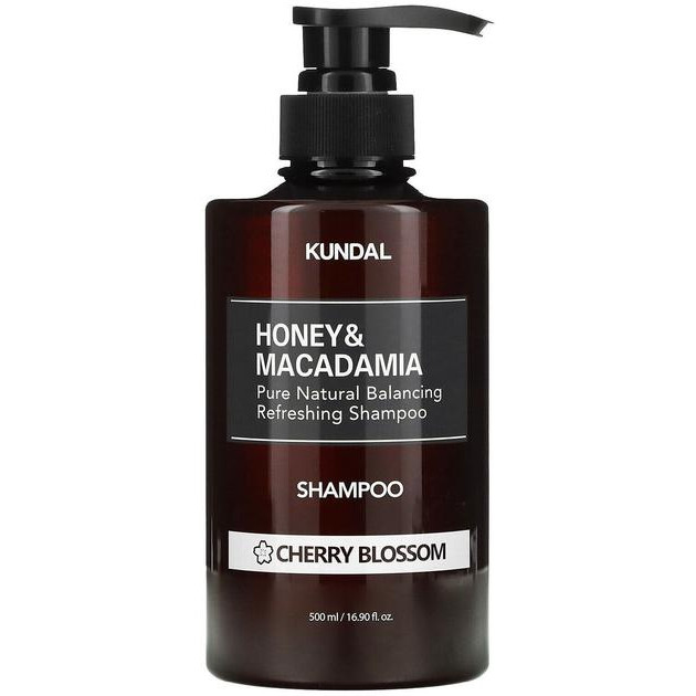 KUNDAL Шампунь для волосся  Honey & Macadamia White Musk з ароматом білого мускусу натуральний 500 мл - зображення 1