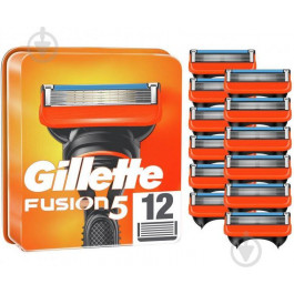   Gillette Змінні касети  Fusion 12 шт. (7702018441075)