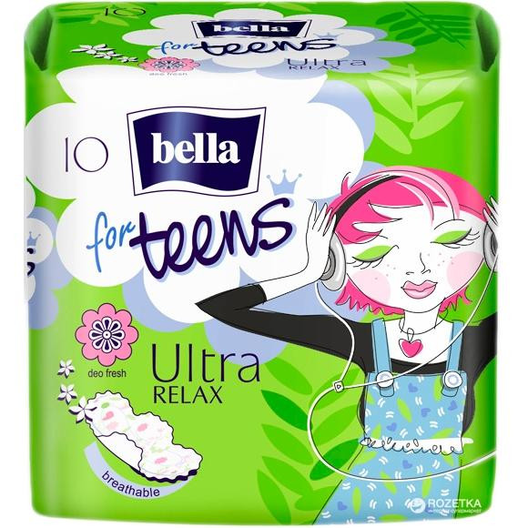 Bella Прокладки гигиенические  for Teens Ultra Relax mini 10 шт. (5900516302375) - зображення 1