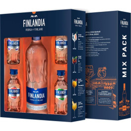   Finlandia Водка 0.5 л 40% + 4 вкусовые миниатюры (5099873703182)