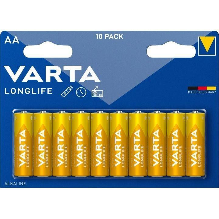 Varta AA bat Alkaline 10шт LONGLIFE EXTRA (04106101461) - зображення 1