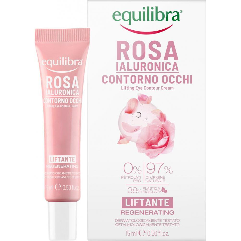 Equilibra Крем-ліфтинг для контуру очей  Rose Lifting Eye Contour Cream 15 мл - зображення 1