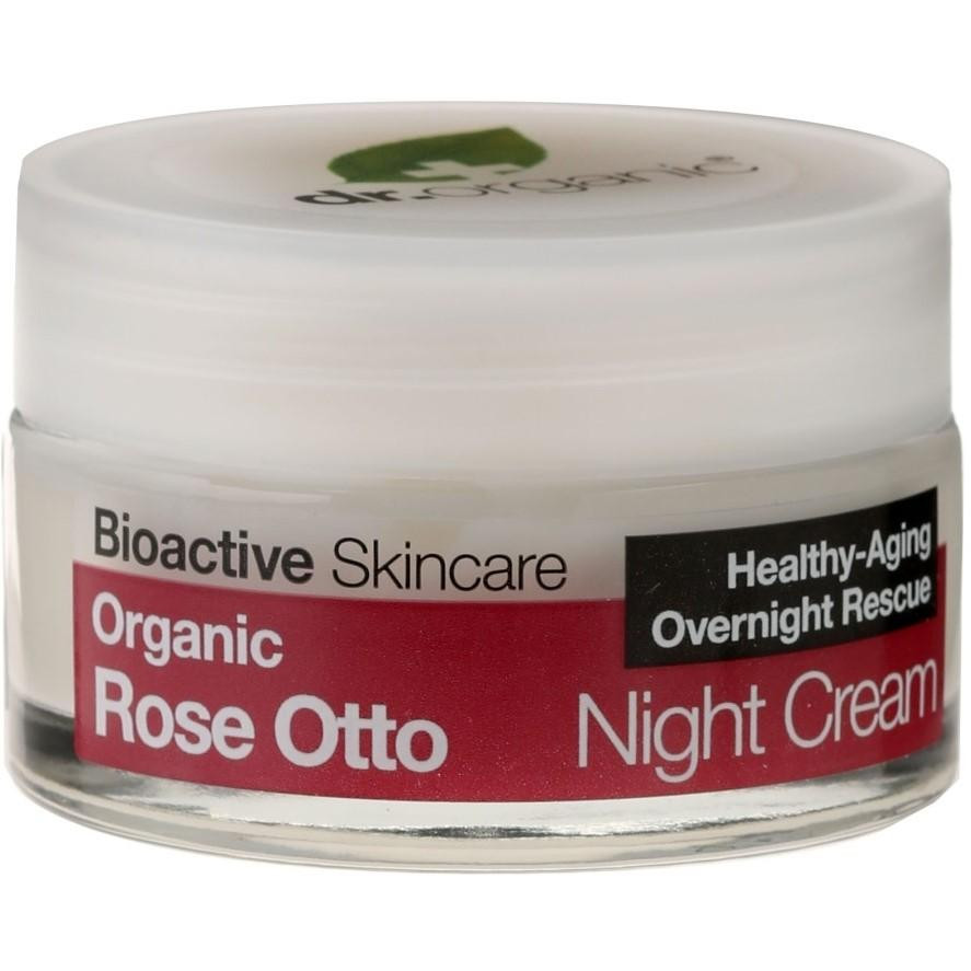 Dr.Organic Крем для обличчя нічний Роза Dr. Organic Rose Night Cream 50 мл - зображення 1