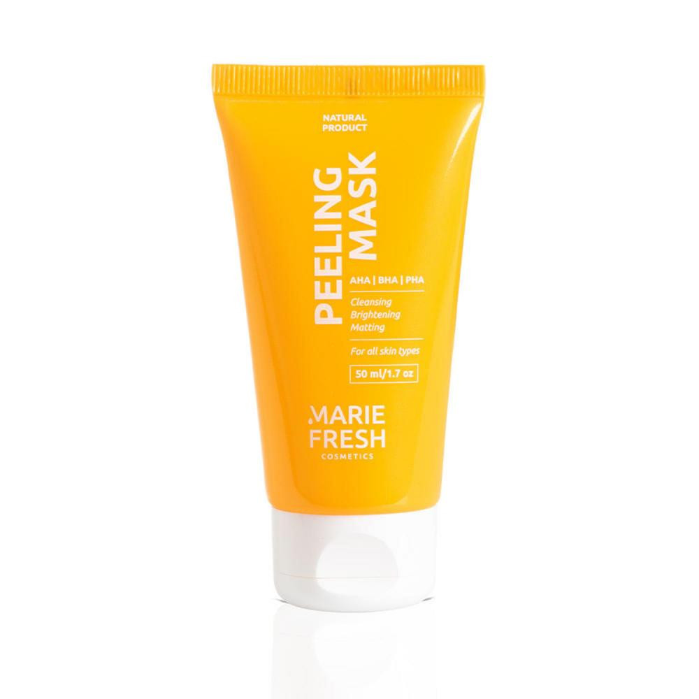 Marie Fresh Cosmetics - Peeling Mask - Відлущувальна маска з кислотами AHA, BHA та PHA - 50ml - зображення 1