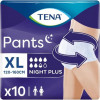 Tena Труси-підгузки для дорослих  Pants Plus Night Extra Large 10 шт. - зображення 1