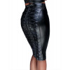 Noir Handmade F152 Powerwetlook pencil skirt - XXL (SX0033) - зображення 1