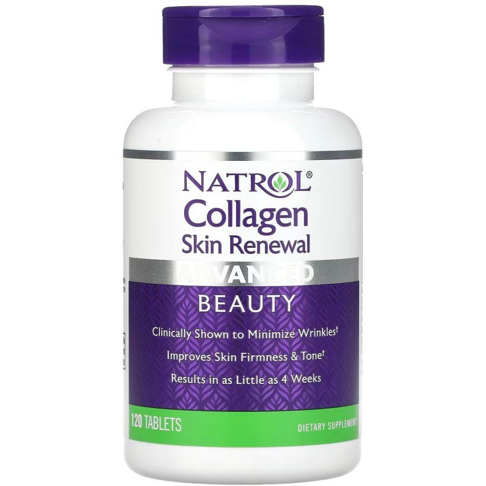 Natrol Collagen Skin Renewal 120 таблеток - зображення 1