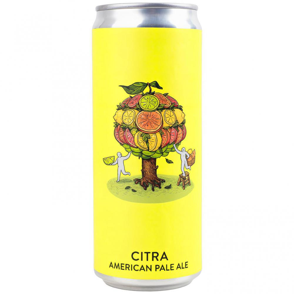 Varvar Пиво  Citra American Pale Ale світле нефільтроване з/б, 0.33 л (4820201011591) - зображення 1