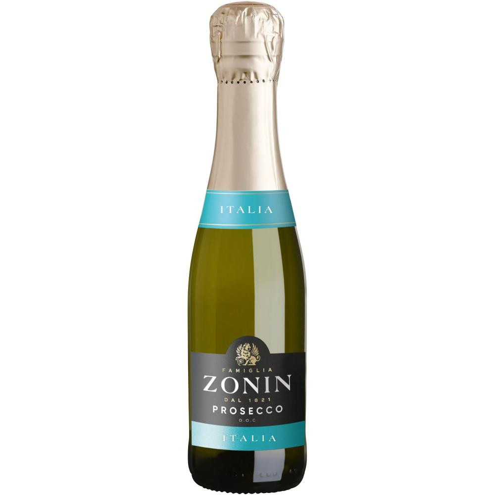 Zonin Вино игристое Prosecco DOC brut белое сухое 0.2 л 11% (8002235007900) - зображення 1