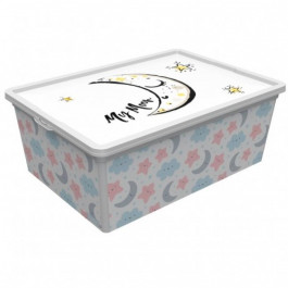   Qutu Коробка  Trend Box Cute Sky, пластик, 10 л (TREND BOX с/к CUTE SKY 10л.) (8695737107294)