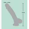 You2Toys Medical Silicone Dildo 24 см (526669) - зображення 5