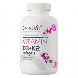   OstroVit Vitamin D3+K2 softgels 90 caps