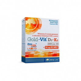   Olimp Labs Gold Vit D3+K2 2000 IU 60 капсул