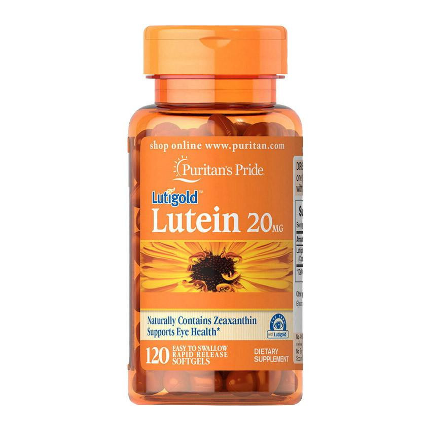 Puritan's Pride Lutein 20 mg (120 softgels) - зображення 1