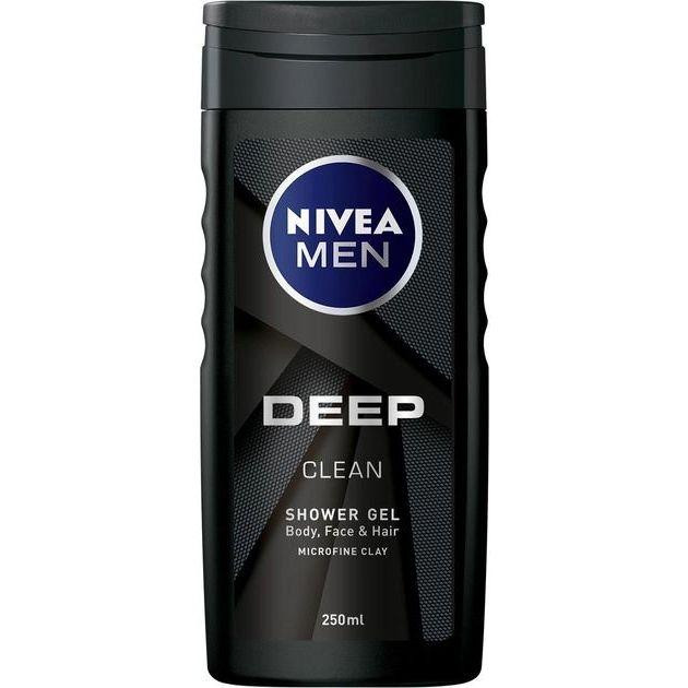 Nivea Гель для душа  Men Ultra мужской с натуральной глиной 250 мл (4005900515124) - зображення 1