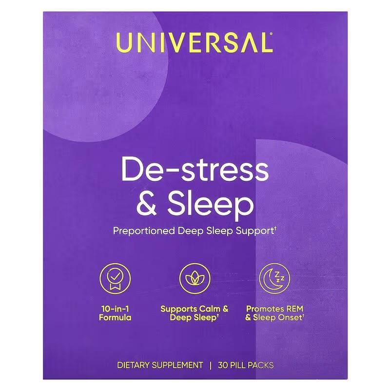 Universal Nutrition De-stress&Sleep Pack 30Packs - зображення 1