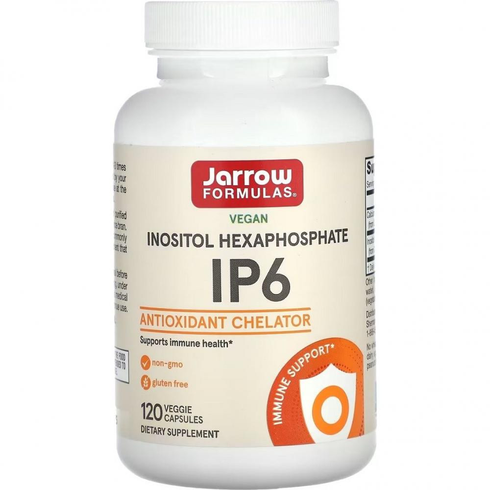 Jarrow Formulas Інозитол гексафосфат (IP6) 500 мг 120 капсул - зображення 1