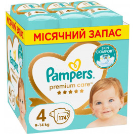   Pampers Premium Care 4, 174 шт