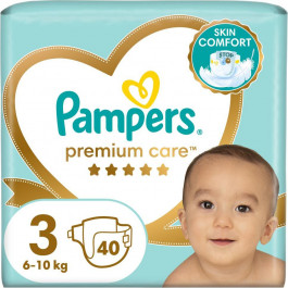   Pampers Premium Care 3, 40 шт