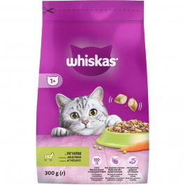   Whiskas Сухой корм для взрослых кошек с ягненком 300 г (5900951014086)