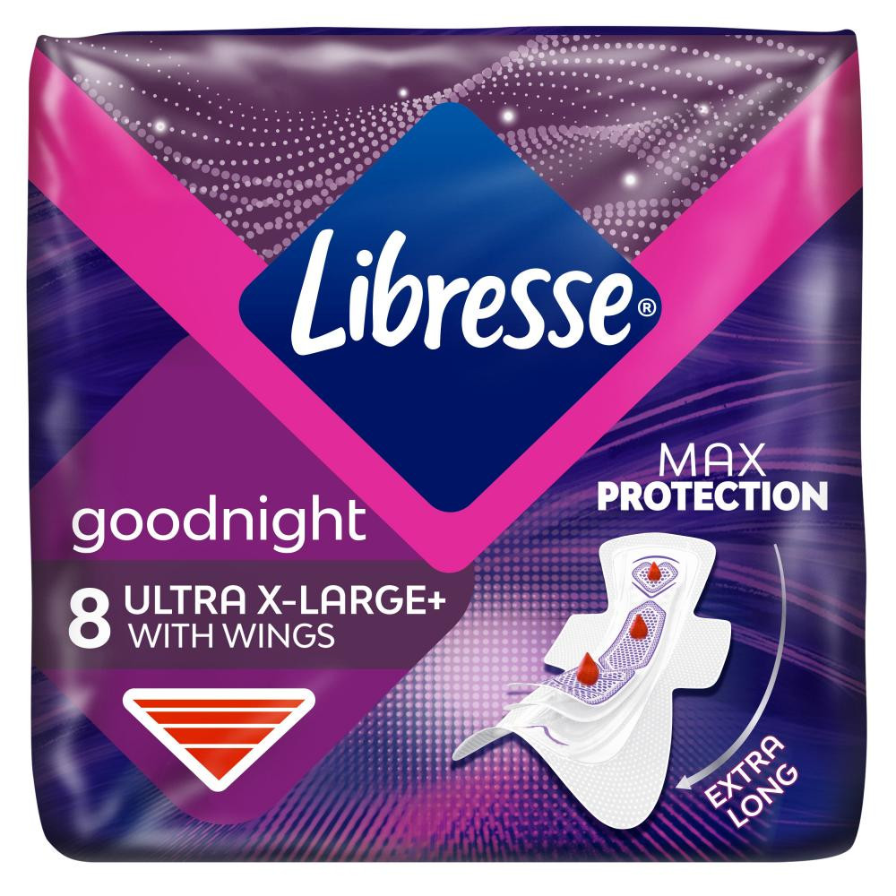 Libresse Гигиенические прокладки  Ultra Night Extra Soft 8 шт (7322540918281) - зображення 1