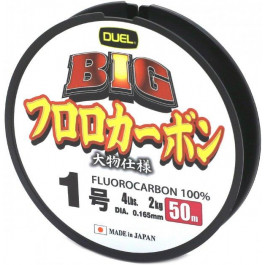   DUEL Big Fluorocarbon 100% / #1 / 0.165mm 50m 2.0kg (H3820)