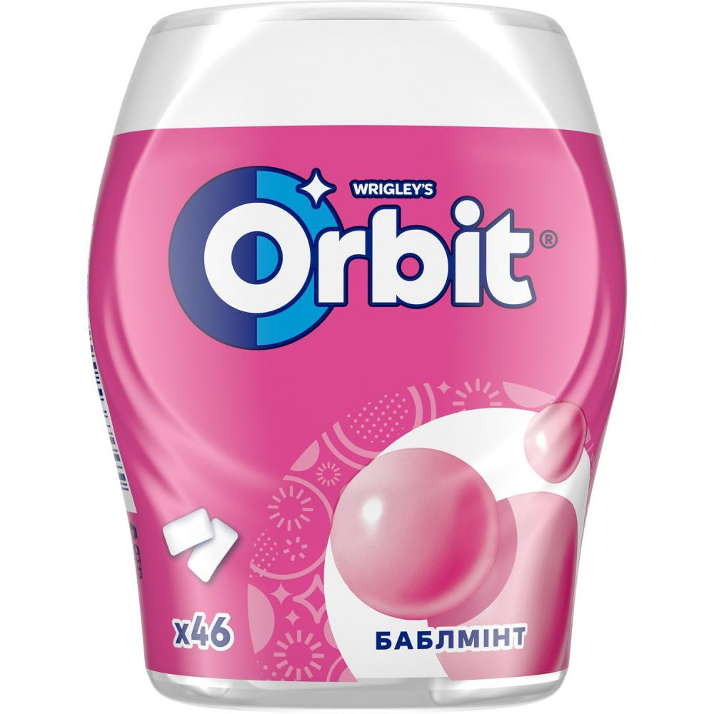 Orbit Жевательная резинка Bottle Bubblemint 64 г (4009900482417) - зображення 1