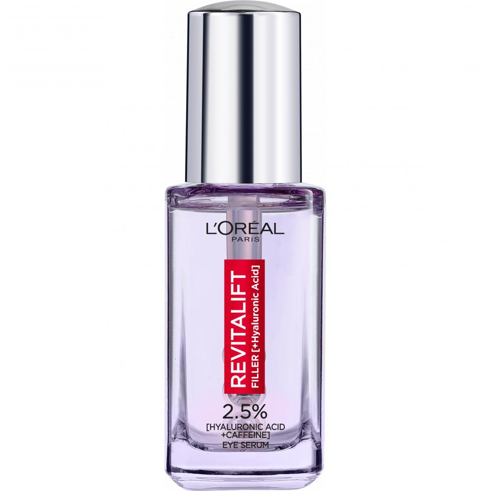 L'Oreal Paris Сыворотка-филлер для кожи вокруг глаз  Revitalift с гиалуроновой кислотой и кофеином 20 мл (36005240 - зображення 1