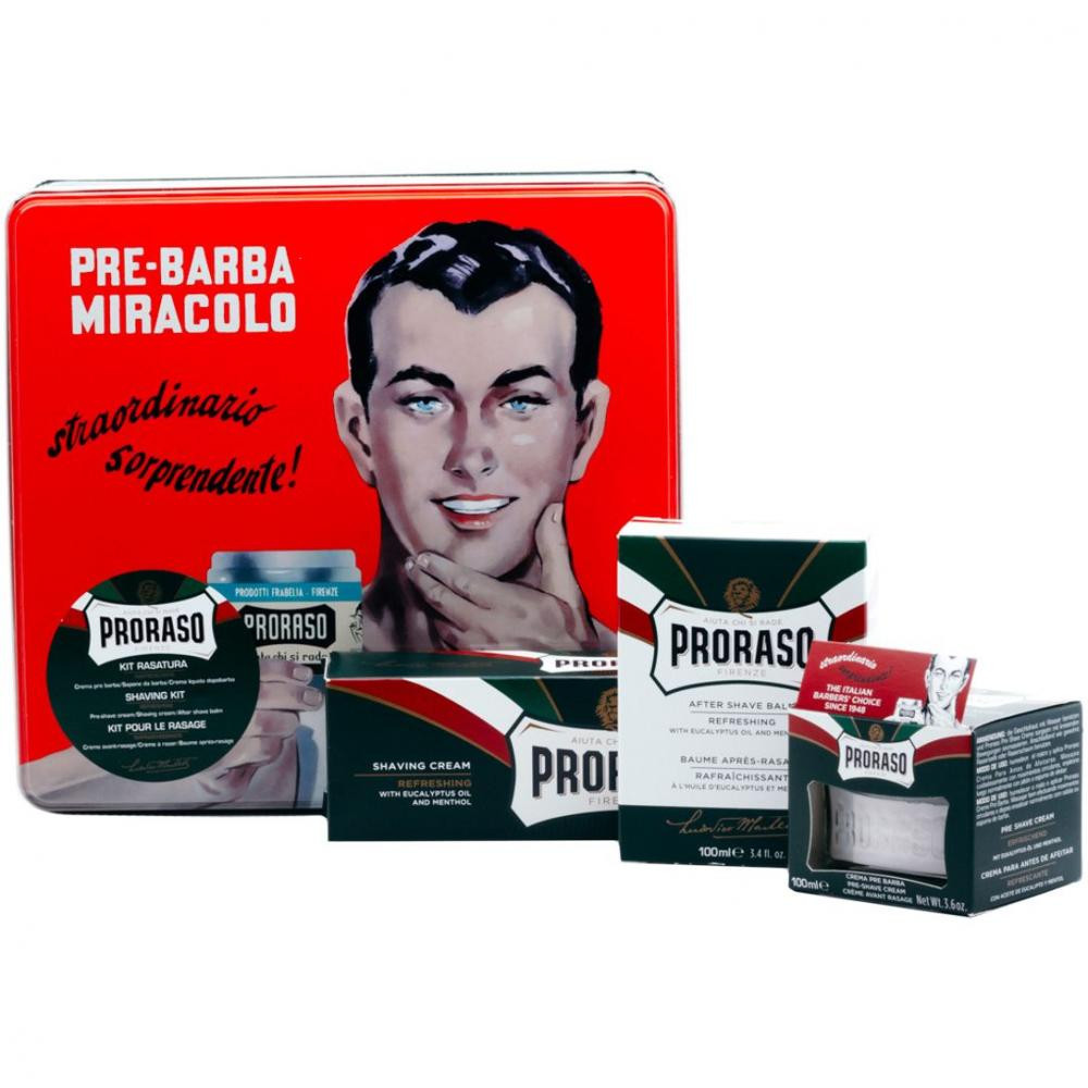 Proraso Набор Для Бритья  Green  Vintage Selection Gino Gift Set (8004395003594) - зображення 1