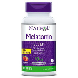   Natrol Витамины Natrol Melatonin 10 мг 60 таблеток (047469062118)