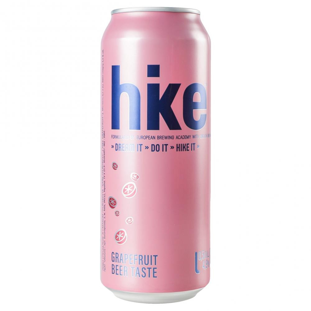 Hike Пиво  Grapefruit з/б, 4,9%, 0,5 л (856072) (4820193034318) - зображення 1