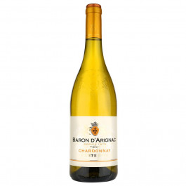   Baron d'Arignac Вино  Chardonnay белое сухое 0.75 л 13% (3263280115957)