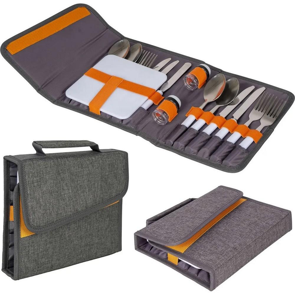 Bo-Camp Picnic 17 Pieces 4 Person Grey (7504340) - зображення 1