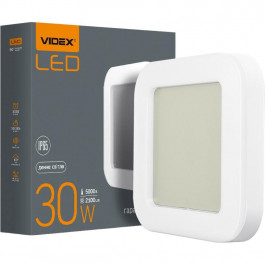 VIDEX Cветильник LED 30W IP65 ЖКХ квадратный  5000K белый VL-BHFS-305