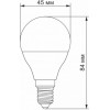 TITANUM LED G45 6W E14 3000K (TLG4506143) - зображення 3