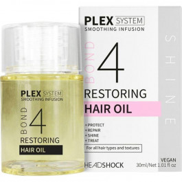   Headshock Олія для волосся  Plex System Restoring Hair Oil №4 Відновлювальна 30 мл (5031413936032)