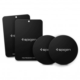   Spigen Kuel MP-4P Car Mount Metal Plates Black (000EP20342)