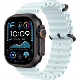   Apple Ремінець  Ocean Band Ice Blue - Black Titanium Finish для  Watch 44/45/46/49mm (MYP83)