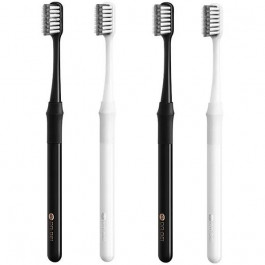   Xiaomi Набір зубних щіток  Doctor B Toothbrush Bamboo Cleaner Set (2Black+2White)