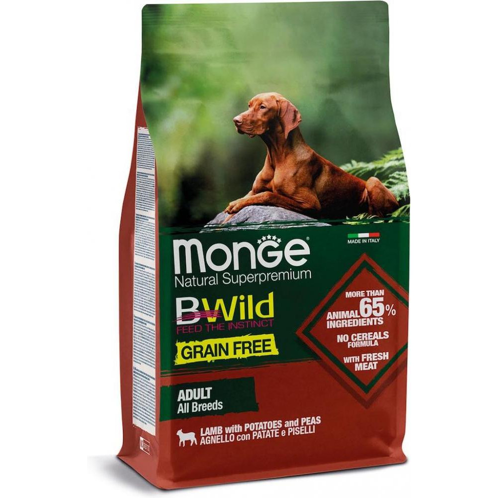 Monge Bwild Grain Free Adult All Breed with Lamb 2,5 кг (70011723) - зображення 1