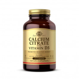   Solgar Calcium Citrate with vit D3 120 таб