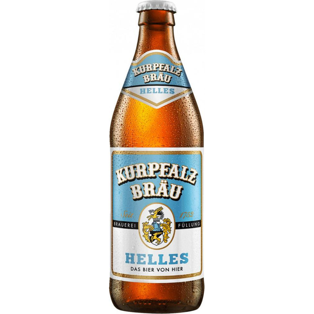 Welde Kurpfalz Brau Helles світле 0,5 л (4043800015641) - зображення 1