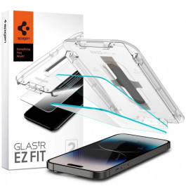   Spigen Glas tR EZ Fit Apple Iphone 14 Pro Max (2 Pack) Clear (AGL05202)