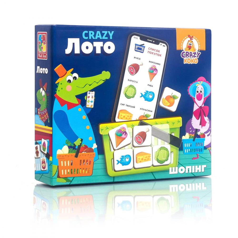 Vladi Toys Crazy Koko Лото, укр. язык (VT8055-09) - зображення 1